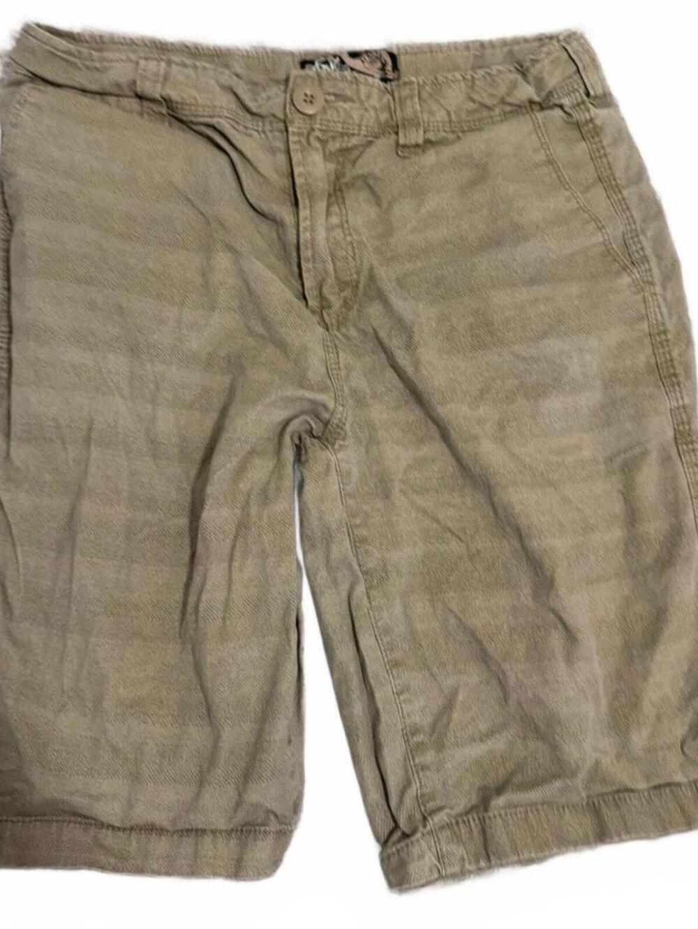 First Wave Boys Shorts Waist 26 in. Khaki Casual